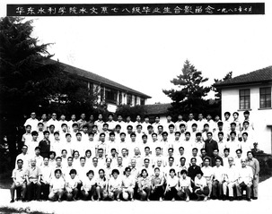 1982年7月华东水利赌博平台
水文78级合影