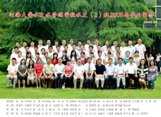 2009届河海大学水文院水文专业本科2班毕业留念